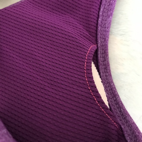 Athleta Equator Tank Top Sports Bra Purple XXS - Picture 8 of 14